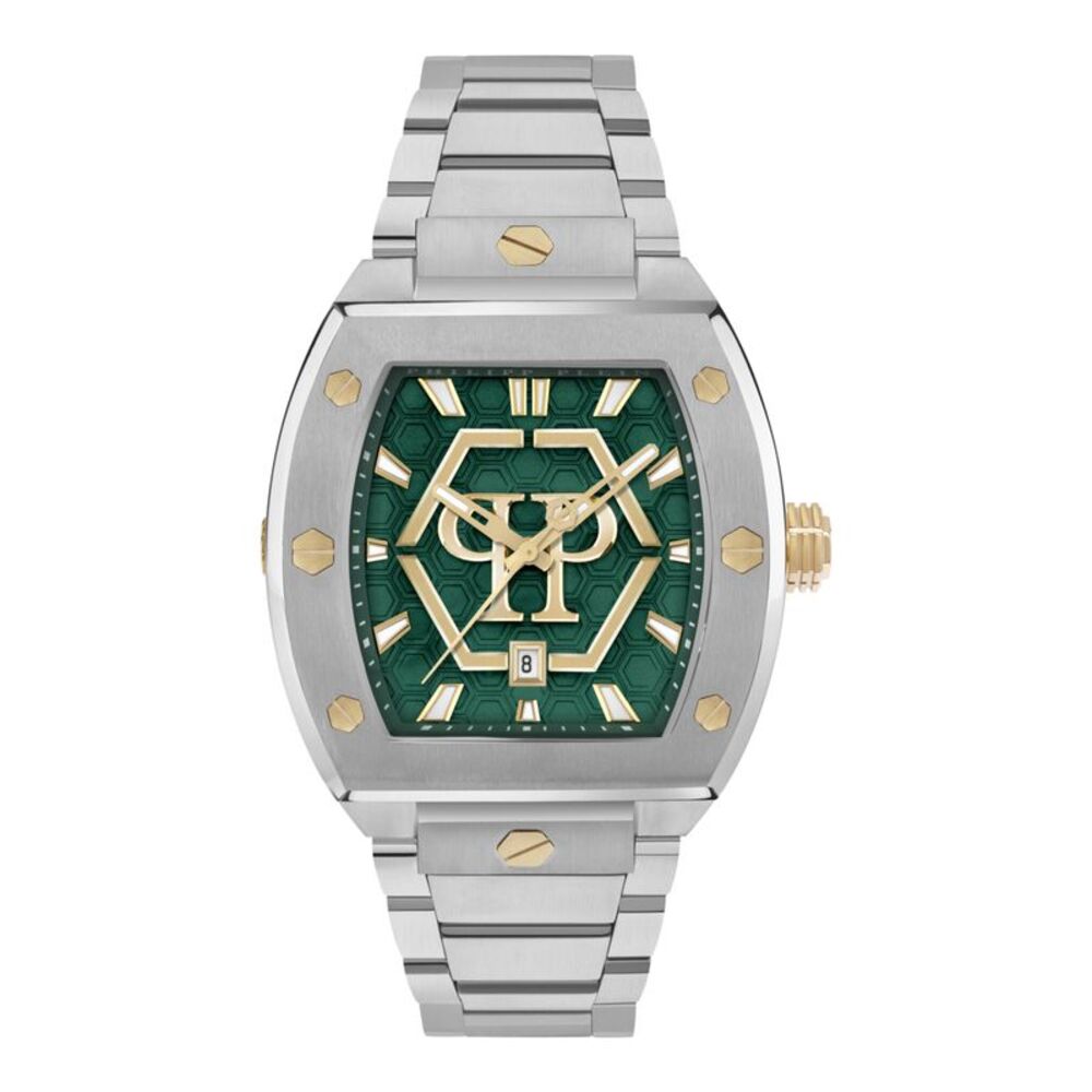 Philipp Plein The Hexagon Phantom Bracelet Watch Silver Mens